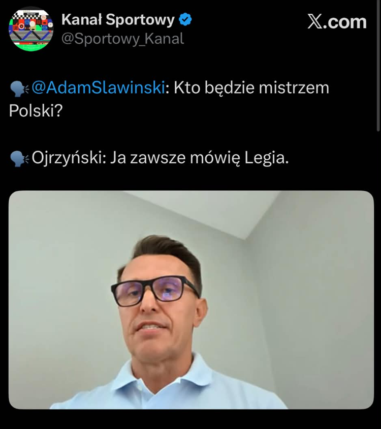 Leszek Ojrzyński WYTYPOWAŁ MISTRZA POLSKI w tym sezonie!